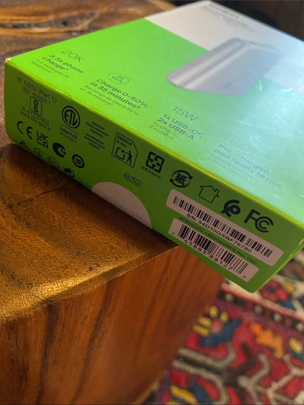 🆕 Portable Power bank Belkin BoostCharge Pro new sealed